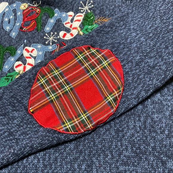 Vintage Tiara International Christmas Collection Quarter Zip Sweater Women’s M - Picture 10 of 11